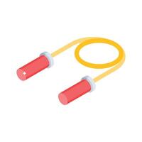 A trendy isometric icon of skipping rope, easy to edit vector