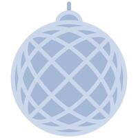 Mirror Ball Flat Design Icon, Black And White Flat Design Icon Symbol vector