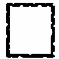 Bold Outline Square for Creative Design vector