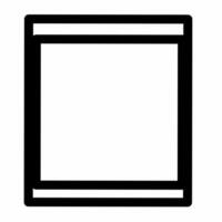 Clean Sketch Frame with Rounded Corners vector