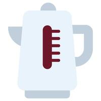 Electric Kettle Flat icon, Flat Design Style Icon, Hotel Icon vector
