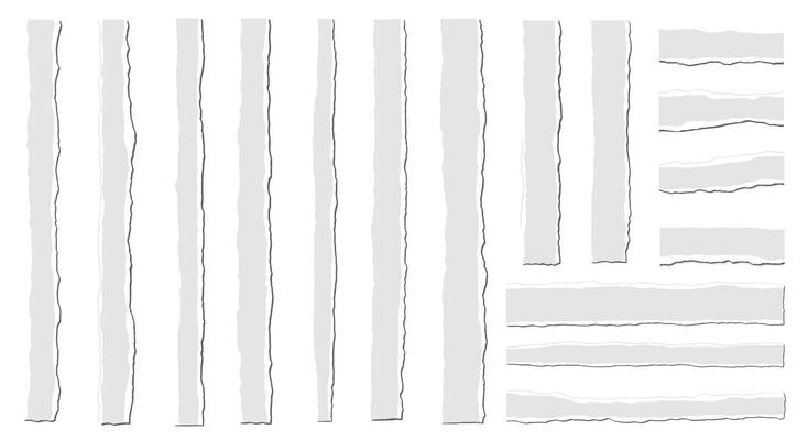 Abstract Gray Vertical Lines with Some Horizontal Rectangles on White Background Design