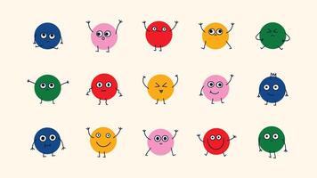 Logo design with funny cartoon character Bold and playful template for branding and advertising. Includes smiling mascot and fun shapes. Perfect for posters, banners, and creative projects. vector