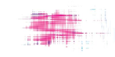 Abstract ink stained effect from defect printing on white paper graphic illustration. vector