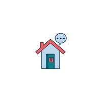 Connected Home Entry System vector