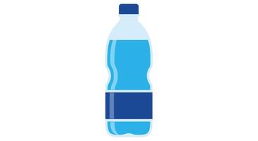 A Plastic Bottle Filled With Water Is A Common Sight In Modern Times vector