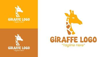 Elegant and Playful Giraffe Logo for Professional Branding vector