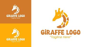 Unique Giraffe Logo for Business and Digital Branding Solutions vector