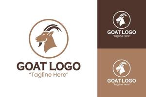 Unique Goat Logo for Brand Identity with Strong Features and Modern Style vector