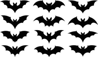 Halloween bats pattern decorative dark background for spooky season vector