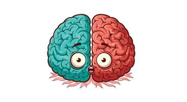 Understanding and Balancing the Left and Right Hemispheres of the Human Brain vector