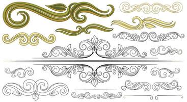 The Art of Dividers Beautiful Design Elements for Every Artistic Digital Project vector