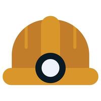 Helmet Flat Icon, Flat Design Style Icon Symbol vector
