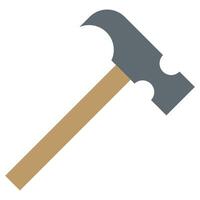 Hammer Flat Icon, Flat Design Style Icon Symbol vector