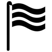 Flag icon symbol illustration graphic element design waving banner signpost marker destination location map silhouette vector