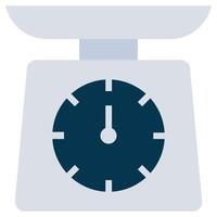 Weighing Scale Flat Icon, Logistic Company Flat Design icon Concept vector
