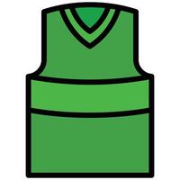 Singlet Outline Flat Icon, Outline Flat Design Style Icon Illustration vector