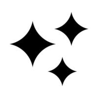 Star icon. Shine icon. Twinkling stars set. Symbol of sparkle or glint, gleam, etc. vector