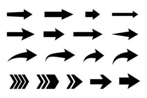 Arrow icon. Set of pointers. Arrow icons set. vector