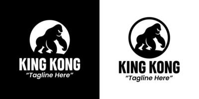 Bold King Kong Logo Design for Branding and Business Identity vector