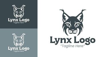 Minimalist and Sleek Lynx Logo Design for Modern Business Branding Solutions vector