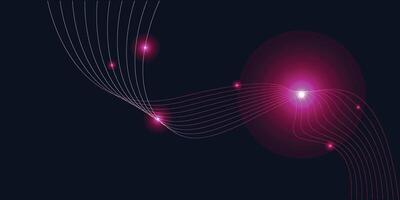 Technology digital flow background, modern tech banner, corporate business concept, hi-tech abstract background for presentation business corporate vector