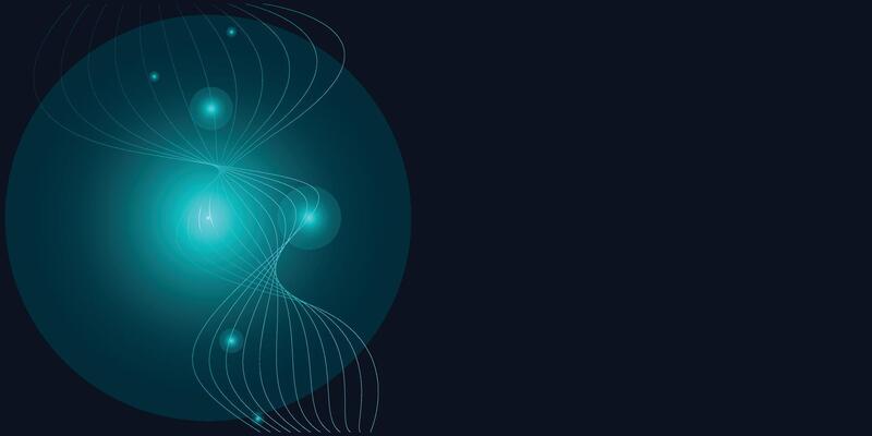 Technology digital flow background, modern tech banner, corporate business concept, hi-tech abstract background for presentation business