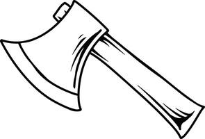 Cartoon Axe Tool vector
