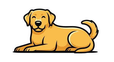 The Golden Retriever A Gentle and Intelligent Breed with a Loyal and Loving Temperament vector