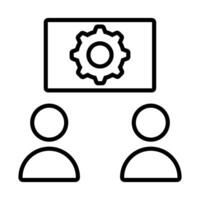 Project Management Icon Sign Icon Illustration For Personal And Commercial Use. Clean Look Trendy Icon. vector