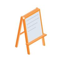 A stylish isometric style icon of school board vector