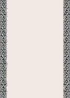 Elegant page border featuring a repeating pattern of black and white concentric arcs on both sides, set against a light, neutral background. Ideal for certificates, invitations, or digital documents vector