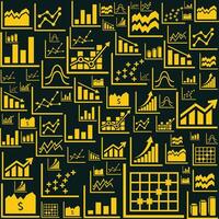 Business graph luxury trendy applicable design ravishing abstract illustration artwork vector