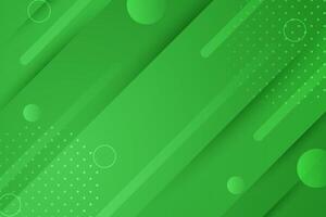 Green gradient dynamic lines abstract background vector