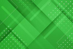 Modern green geometric abstract background vector