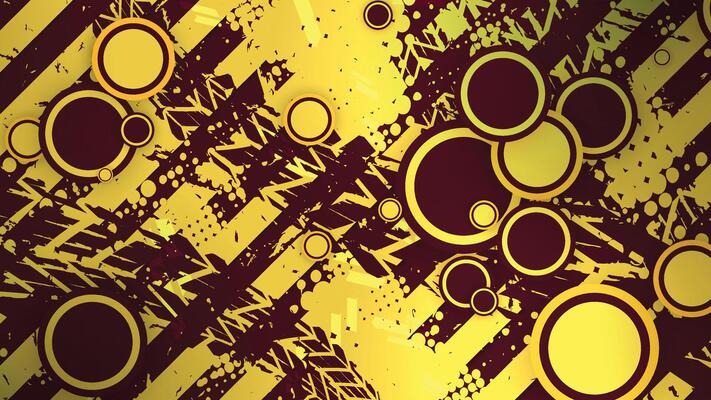 abstract background with circles and stripes