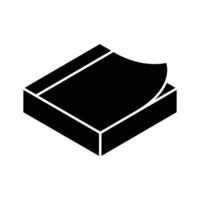 Visually appealing isometric icon showing sticky notes. vector