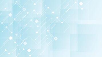 Light blue circuit board style background featuring clean electronic lines symbols and translucent blocks perfect for technology presentations websites apps and modern projects vector