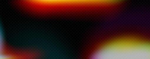 Vintage film light leak overlay with grain, flare and burn effect. Retro photo glitch, dust and scratch texture. Abstract cinema background with gradient colors. Analog photography style design. vector