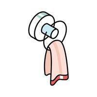 Have a look at this isometric icon of towel stand vector