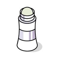 A captivating isometric icon of deodorant roller applicator vector