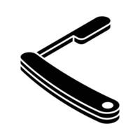 A captivating isometric outline icon of grooming razor tool.. vector