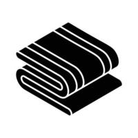 A premium isometric icon of neatly folded towel.. vector