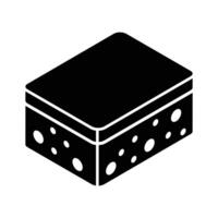 Check out this isometric icon of sponge cleaning tool.. vector