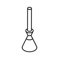 A customizable isometric icon showing a dusting brush tool. vector