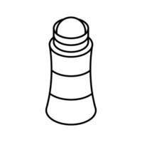A captivating isometric icon of deodorant roller applicator. vector