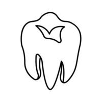 A sleek isometric icon illustrating clean tooth. vector