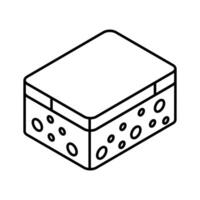 Check out this isometric icon of sponge cleaning tool. vector