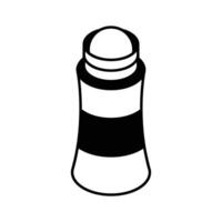 A captivating isometric icon of deodorant roller applicator... vector