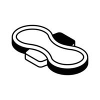 Get this isometric style icon of sanitary pad... vector